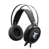 WHITE SHARK HDS MARGAY GH-1947 gamer headset mikrofonnal - Fekete (GH-1947)