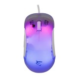 White Shark Mordred vezetékes RGB gamer egér, fehér - GM-5017W