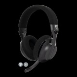 Whiteshark White Shark Falcon-B GH-2441B vezeték nélküli gamer fejhallgató sztereo (mikrofon, USB-C töltés, 3,5 mm jack, 40 mm, fek