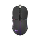 Whiteshark WHITE SHARK GM-5010 WARLOCK gamer egér, 7D, fekete, 6400 dpi, RGB
