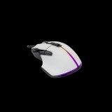 Whiteshark White Shark GM-9006W Marrok-W gamer egér (fehér, optikai, 12000 DPI, USB 2.0, 9 gombos, RGB, 1000 Hz, fonott kábel)