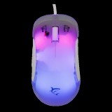 Whiteshark White Shark Mordred-W gamer egér (vezetékes, optikai, 7 gomb, 12000 DPI, USB 2.0, RGB, fehér)
