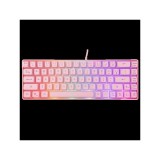 Whiteshark White Shark Ronin-P GK-2201P-US gamer billentyűzet (angol, vezetékes, membrán, 68 gomb, Rainbow világítás, USB 2.0, rózs