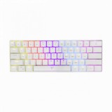 Whiteshark WHITE SHARK SHINOBI mechanikus (blue switch) gamer billentyűzet, fehér (magyar)