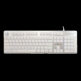Whiteshark White Shark TACHI-W GK-003241W-US membrán gamer billentyűzet (US, vezetékes, 104 gomb, világítás, USB 2.0, fehér)