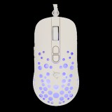 Whiteshark White Shark Tristan W GM-9004W gamer egér (vezetékes, optikai, 7 gomb, 12000 DPI, RGB, fehér)