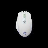 Whiteshark WHITE SHARK WS GM-5009W GARETH-W gamer egér, vezetékes, fehér, 6400 Dpi, 7D, RG (WS GM-5009W)