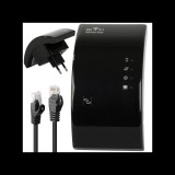 Wi-Fi erősítő, nagy teljesítményű átjátszó 300 Mbps 2.4g hozzáférési pont, fekete, VG