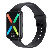 Wibe GTS 2 bluetooth hívás, pulzus-, vérnyomás- és véroxigénmérő multisport EKG okosóra magyar nyelvű alkalmazással, Fekete szilikon szíjjal