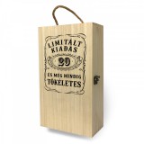 Wide World Fa bortartó doboz - 2 üvegnek 20. Születésnapra