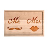 Wide World Vágódeszka - nagy - Mr. és Mrs.