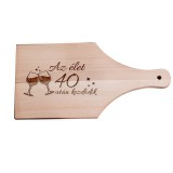 Wide World Vágódeszka - nyeles - Az élet 40 után kezdődik