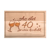 Wide World Vágódeszka - XXL - Az élet 40 után kezdődik