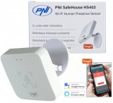 Wifi okos jelenlétérzékelő Mikrohullámú mozgásérzékelő riasztó SafeHouse HS402-WIFI TuyaSmart