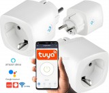 Wifi okos kapcsoló és fogyasztásmérő Kruger&Matz Connect P4 TuyaSmart
