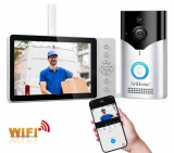 Wifi okos kaputelefon vezeték nélküli LCD monitorral SriHome DH051-DH002