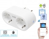 Wifi Okos Konnektor és Intelligens Fogyasztásmérő Android és iPhone Távirányítással NVS32PRO