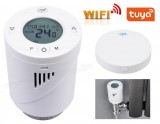 Wifi radiátor termosztát készlet, vezeték nélküli radiátor hőmérséklet szabályzó csomag Tuya Smart CT25-KIT-WIFI-1