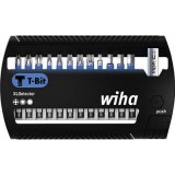 Wiha bitkészlet XLSelector T-bit 50 mm Phillips, TORX®, hatszög 31 db. 1/4 '' Wiha 41831 6,3 mm (1/4) Hossz:50 mm 1 készlet Bitek egy műanyag dobozban (41831)
