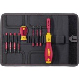 Wiha slimVario Cserélhető penge készlet Egyeneshornyú, Kereszthornyú Pozidriv, Kereszthornyú Phillips (2831T901)