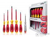 Wiha SoftFinish electric VDE csavarhúzó készlet, 5+1r. SL+PH+fázisceruza SA320NSFK6/No.41489
