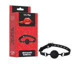 Wild Play - szilikon szájpecek (fekete)