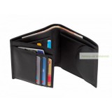 WILD STYLE valódi bőr pénztárca, barna, 11,5 x 9,1 x 1,9 cm