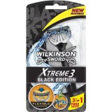 Wilkinson essentials black edition eldobható borotva 4db-os kiszerelésben