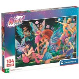 Winx Club tündérei 104 db-os Super Puzzle - Clementoni