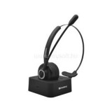 Wireless Fejhallgató - Bluetooth Office Headset Pro (Bluetooth 5.0; mikrofon; hangerő szabályzó; fekete) (SANDBERG_126-06)
