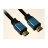 WIRETEK kábel HDMI Összekötő 3m, Male/Male, v2.0, Fém csatlakozó (WH104)