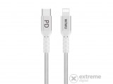 WIWU Type-C lightning adatkábel, PD, MFi, szürke,1m