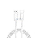 WiWU Wi-C001 Starlink Series USB-A - Type-C kábel 2.4A 100cm - fehér