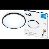 WiZ Tunable White SuperSlim mennyezeti lámpa 16W fekete (929002685201)