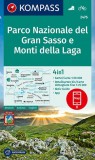 WK 2476 - Parco Nazionale del Gran Sasso e Monti della Laga turistatérkép - KOMPASS