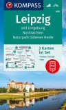 WK 459 - Leipzig und Umgebung 2 részes turistatérkép - KOMPASS
