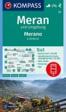 Wk 53 - Meran és környéke turistatérkép - KOMPASS