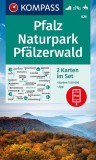WK 826 - Pfalz - Naturpark Pfälzerwald 2 részes turistatérkép - KOMPASS
