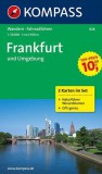 WK 828 - Frankfurt und Umgebung 2 részes turistatérkép - KOMPASS