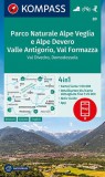 WK 89 - Parco Naturale Alpe Veglia e Alpe Devero turistatérkép - KOMPASS