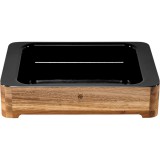 WMF Fusiontec Téglalap alakú Kerámia, Acél, Fa Casserole sütő tál