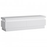 Wojcik Bylot White LYOF01 2S tv állvány - alpesi fehér/fényes fehér