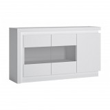 Wojcik Bylot White LYOK02 3D komód - alpesi fehér/fényes fehér