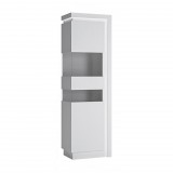 Wojcik Bylot white LYOV03L 1D vitrin - alpesi fehér/fényes fehér