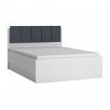 Wojcik Bylot white LYOZ02 franciaágy - alpesi fehér/fényes fehér - 140 x 200 cm