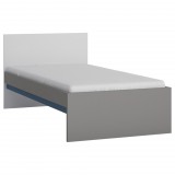 Wojcik Lidice LASZ01B ágy - szürke/fekete/fehér/kék