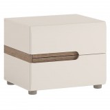 Wojcik LIVERPOOL TYP96 éjjeliszekrény - tölgy/fényes fehér