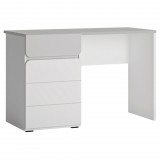 Wojcik Maxi FLXB01 1D1S íróasztal - fehér/szürke