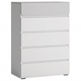 Wojcik Maxi FLXK02 5S komód - fehér/szürke