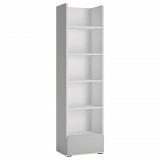 Wojcik Maxi FLXR01 1S könyvesszekrény - fehér/szürke